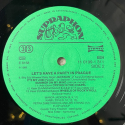 Винтажная виниловая пластинка LP Wanda Jackson and Karel Zich Let's Have A Party In Prague (Чехословакия 1988)