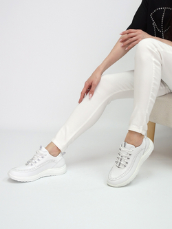 Кроссовки женские летние натуральная кожа