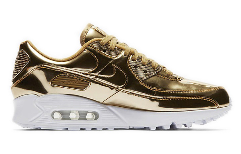 Кроссовки Nike Air Max 90 Sp "Metallic Gold" (Женская размерная сетка)