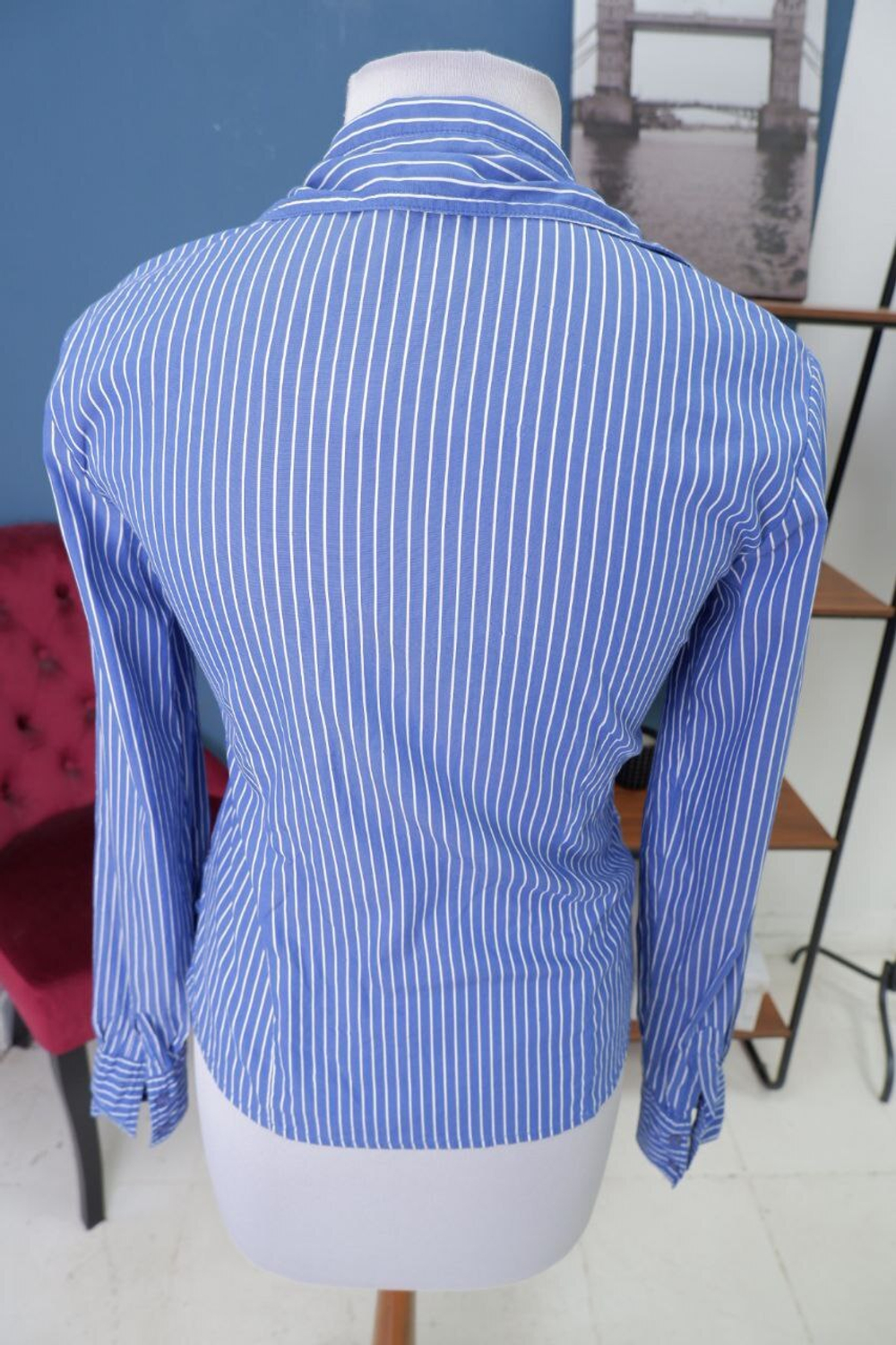 Рубашка Caravella синяя 40 размер