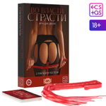 Эротическая игра для двоих «С плеткой в постели» (Цвет: красный)