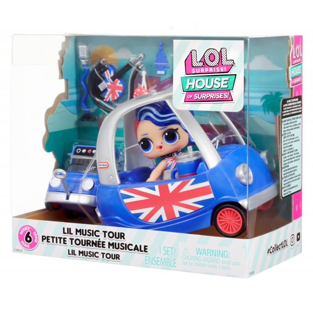 LOL SURPRISE - тележка артиста LOL Lil Music Tour + кукла Cheeky Babe 583783