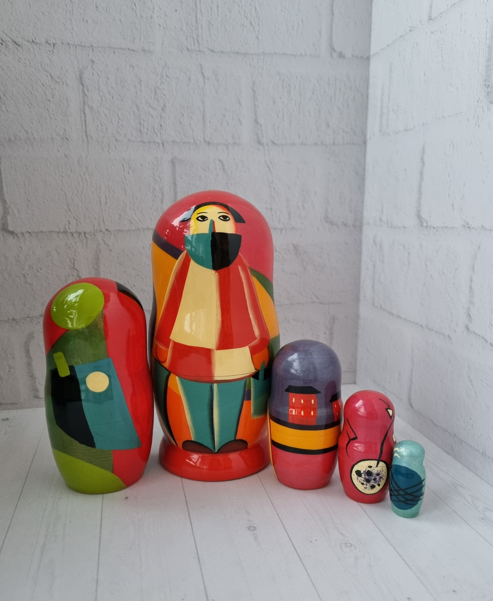 Матрёшка 5м 15см Малевич-Кандинский