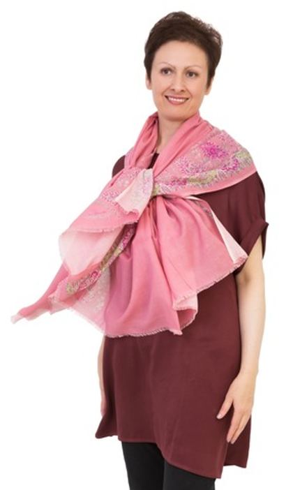 Шаль AMBEL ROSE Шаль Petrusse 120x190 Розовый