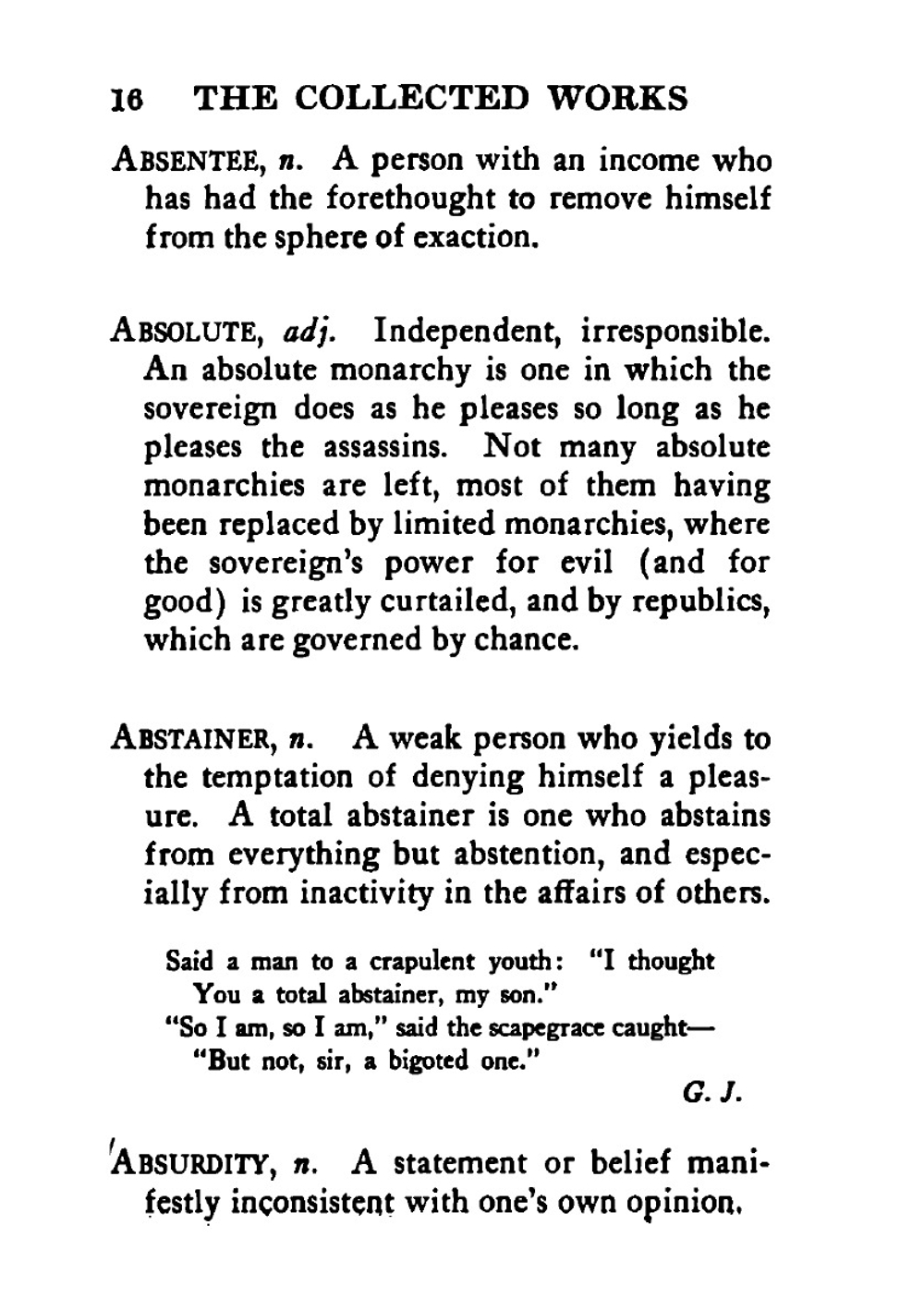 The Collected Works of Ambrose Bierce. Volume 7. The Devil's Dictionary | Ambrose Bierce