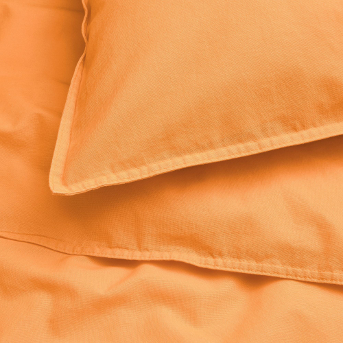 Комплект постельного белья IKEA ANGSLILJA (ЭНГСЛИЛЯ), Двуспальный, Оранжевый, 240x220, 50x80 см