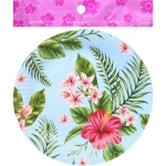 Тарелка бумажная 18 см в наборе 10 шт «Тропическое настроение»
