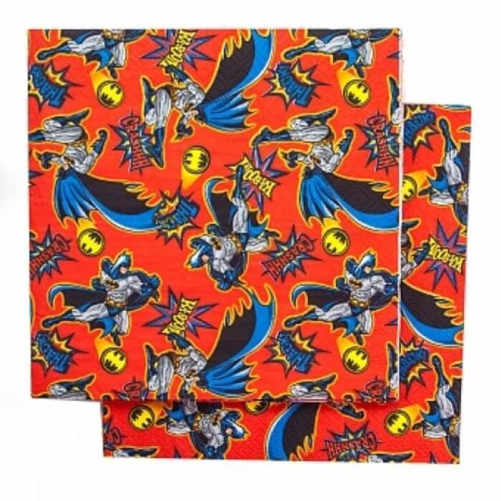 Салфетки Бэтмен 33*33 см 20 шт