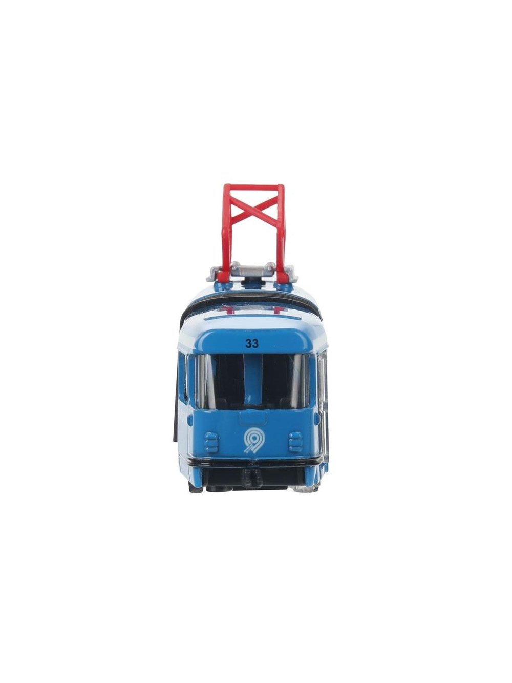 Машинка детская металлическая Трамвай 19 см
