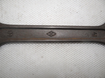 Ключ гаечный рожковый двухсторонний 41х46 Новосибирский инструментальный завод
