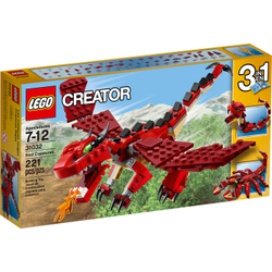 LEGO Creator: Огнедышащий дракон 31032 — Red Creatures — Лего Креатор Творец Создатель