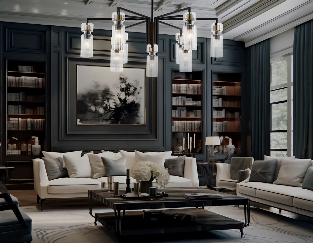 Люстра на штанге Ambrella light MODERN LH56117