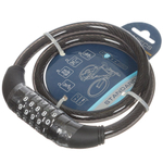 Замок велосипедный тросовый, Apecs, PD-83-65, код, 650 мм