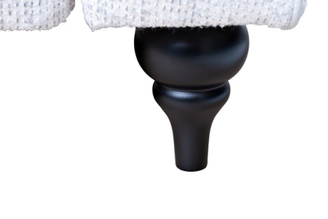 Диван трехместный Garda Decor Sorrento светло-бежевая рогожка с кантом механизм пума