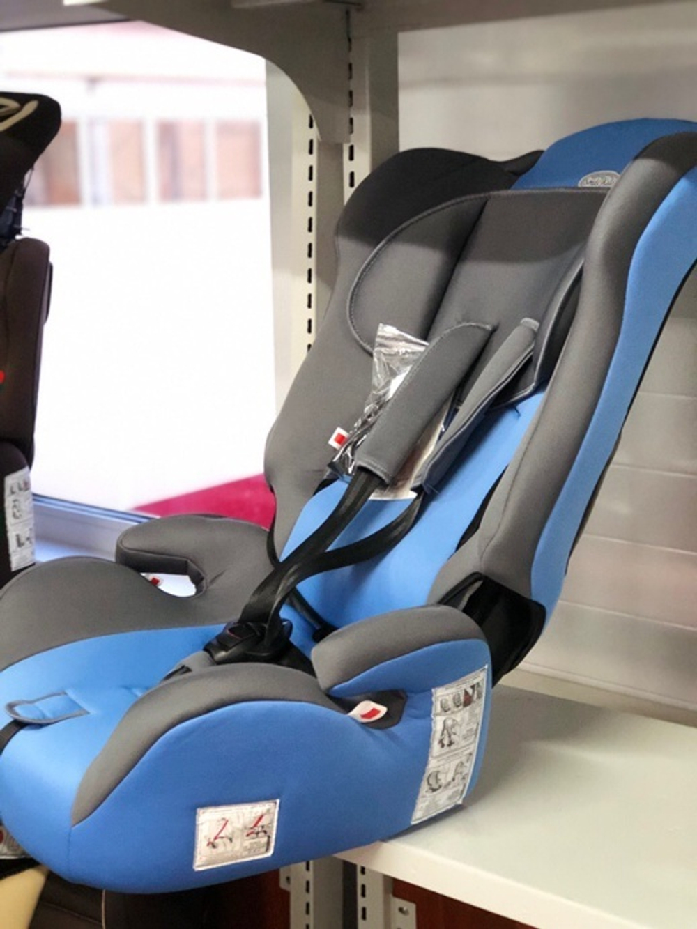 Детское автомобильное кресло Smile Kids  «Sunny» синий, гр. 1/2/3, 9-36 кг