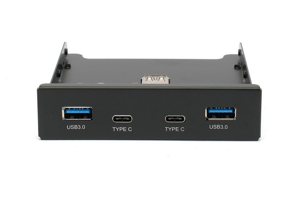 Планка USB 3.0 на переднюю панель Gembird 3.5", USB3.0x2/ Type-C, SD+TF