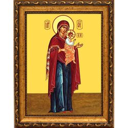 Косинская Моденская икона Божьей Матери на холсте.