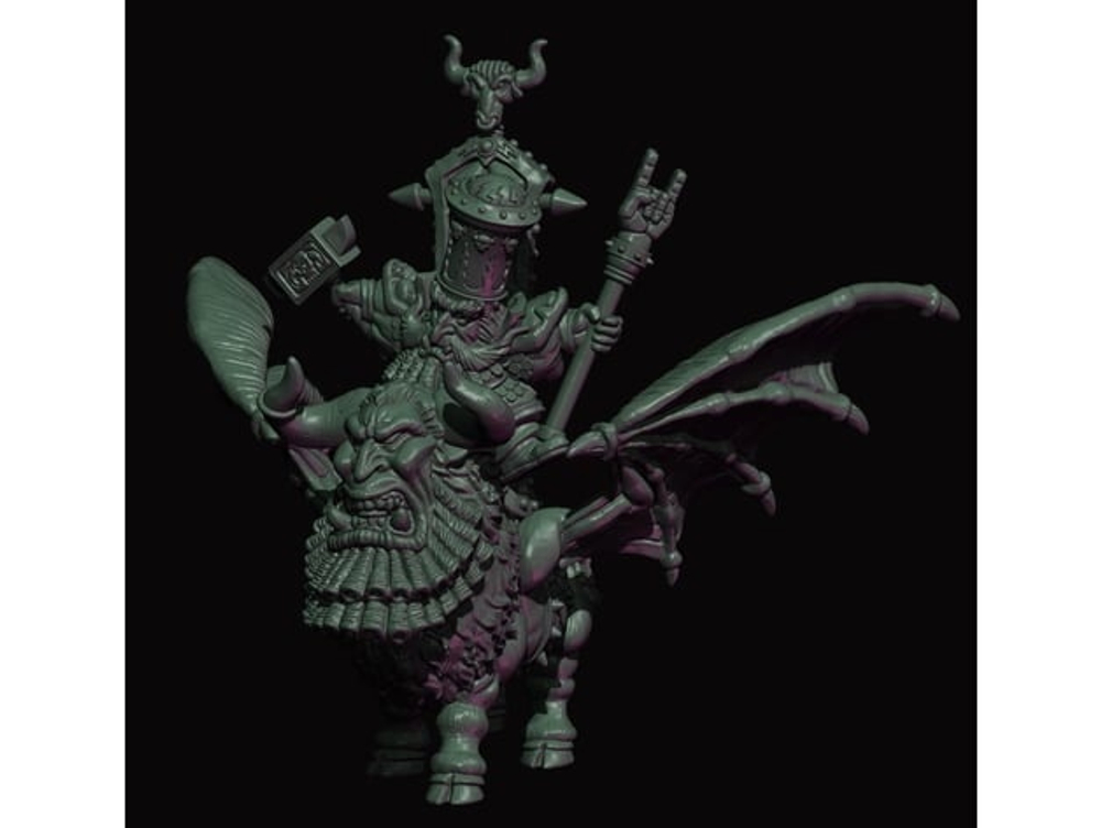 Chaos Dwarf Lord on Great Taurus