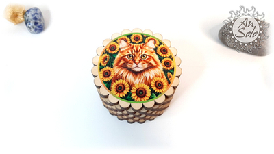 Мини-шкатулка "Рыжее солнышко"