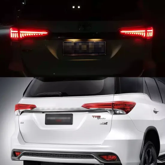 Задние фонари Тойота Фортунер 2017-2020 V5 type КРАСНЫЕ