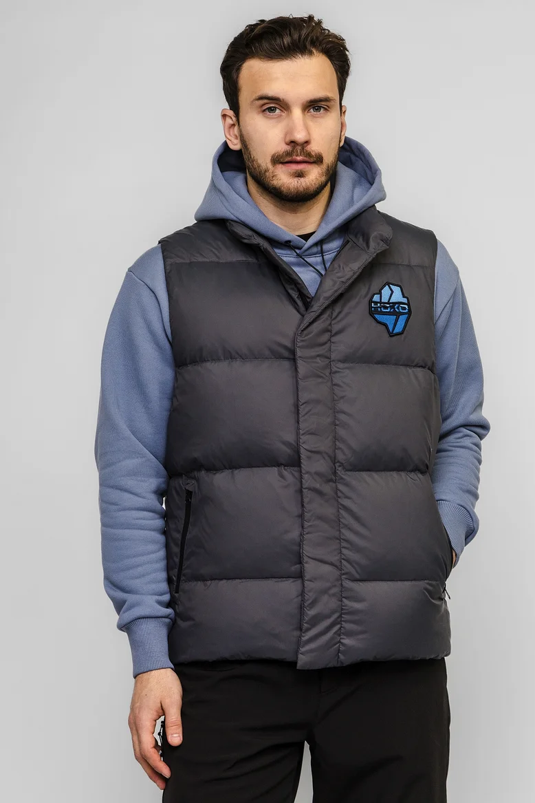 Жилет "НОХО" утеплённый, унисекс, цвет "Стальной ледник"