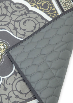 Жайнамаз серый (принт 214-03) размер 67х110 Adili