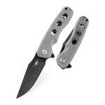 Нож складной Bestech Arctic сталь D2, рукоять G10 серая