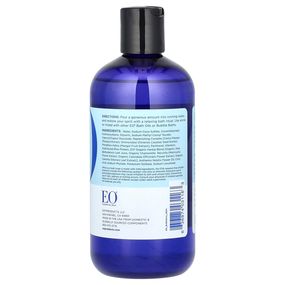 EO Products, пена для ванны Sunday Soak, Simply Unscented (просто без запаха), 355 мл (12 жидк. унции)