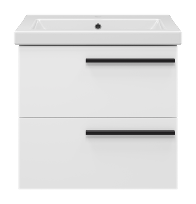 Тумба под раковину Misty Ненси 60 подвесная (белая)