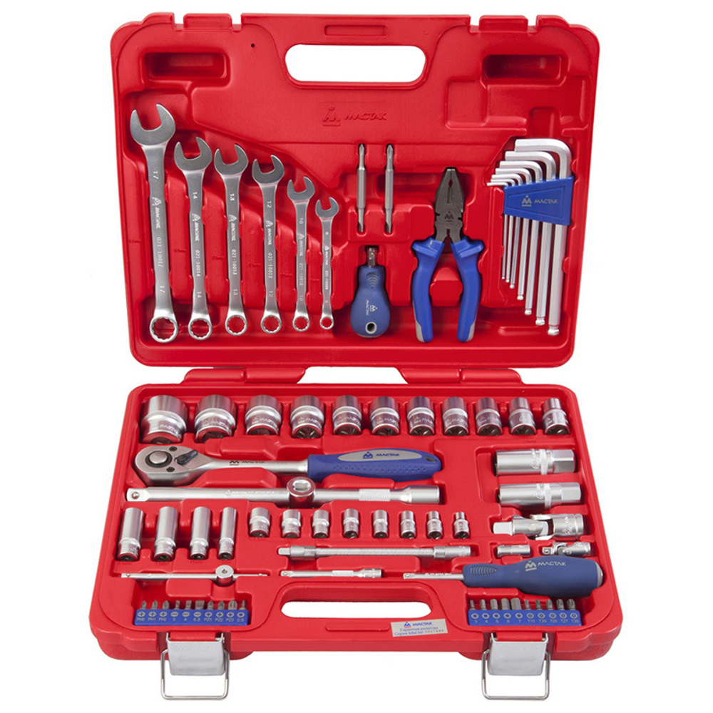 Набор инструментов универсальный, 72 предмета МАСТАК 0-072C