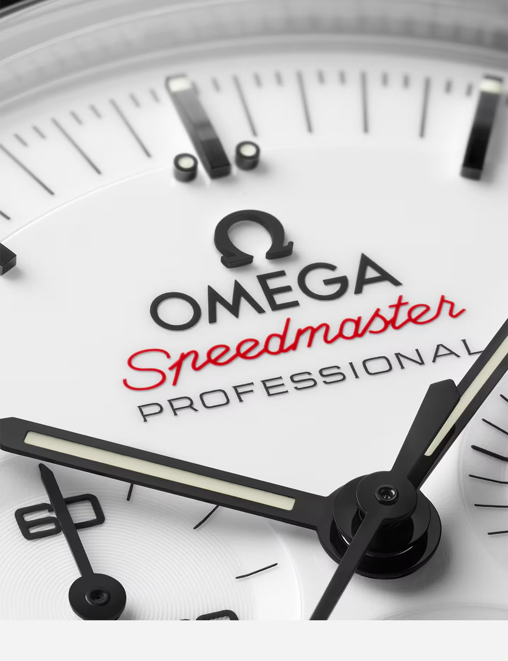 Наручные часы Omega Speedmaster Moonwatch Professinal Rubber Band "White"
