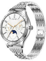 Смарт часы PARASMART Helenia AK60 (блочный браслет со стразами, серебристый)