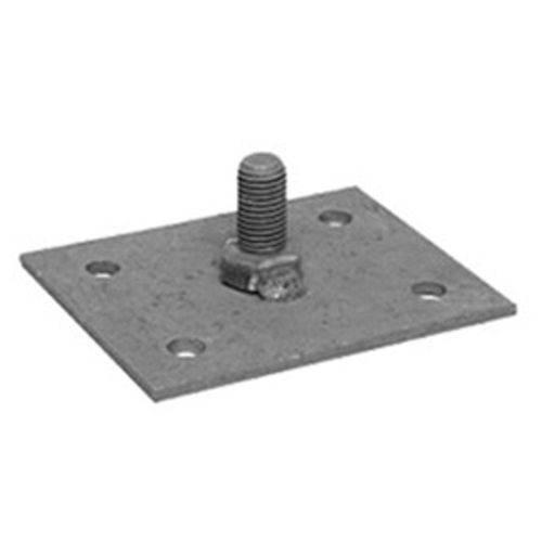 Монтажная пластина 120х120 мм для изоляционной штанги, М16, термодиффузия TDM SQ2401-3128