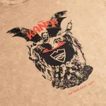 Футболка Питерский щит Кайф бежевая