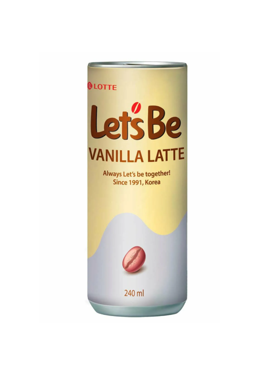 Кофе "lets be" Ванила латте 0,235 л. ж/б (30 шт. в упаковке)