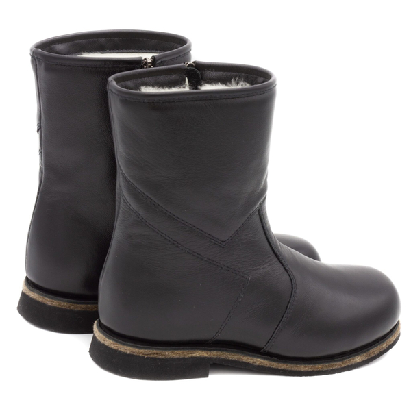 Унты укороченные мужские из кожи теленка