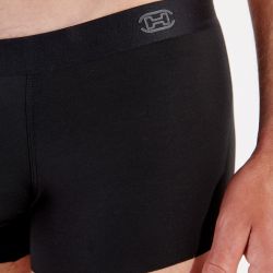 Мужские трусы боксеры черные HOM MODAL CLEAN CUT Comfort Boxer Briefs 402753_400004