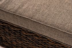 "Лунго" трансформирующаяся лаунж-зона из искусственного ротанга (гиацинт), цвет коричневый