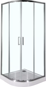 Душевой уголок Aquanet Alfa NAA2142 100x100, R550, прозрачное стекло