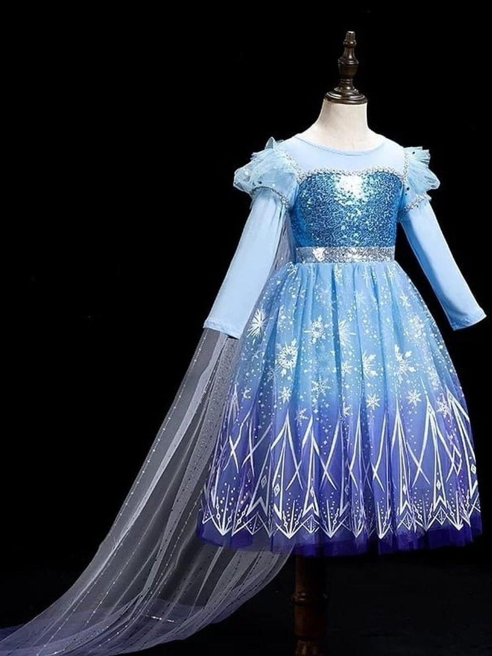Платье Эльза + шлейф