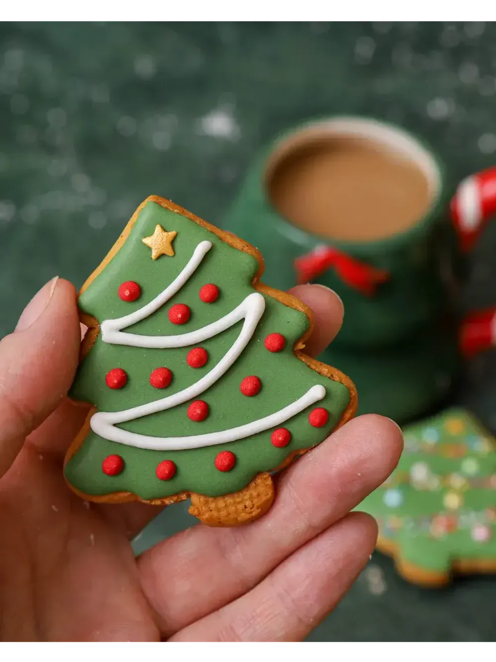 Имбирные пряники мини "Елочки" 10 шт.