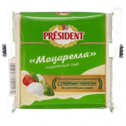 Сыр плавленный President Моцарелла 150 гр