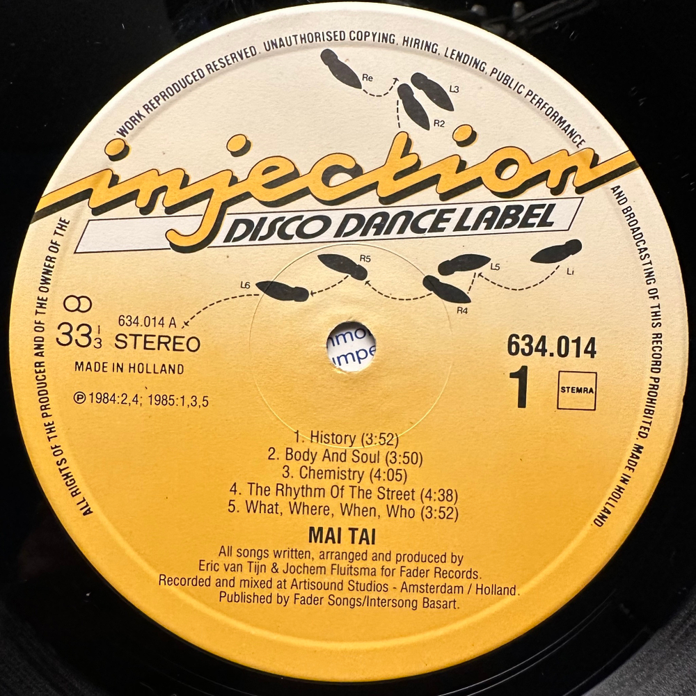 Mai Tai - Mai Tai (Голландия 1985г.)