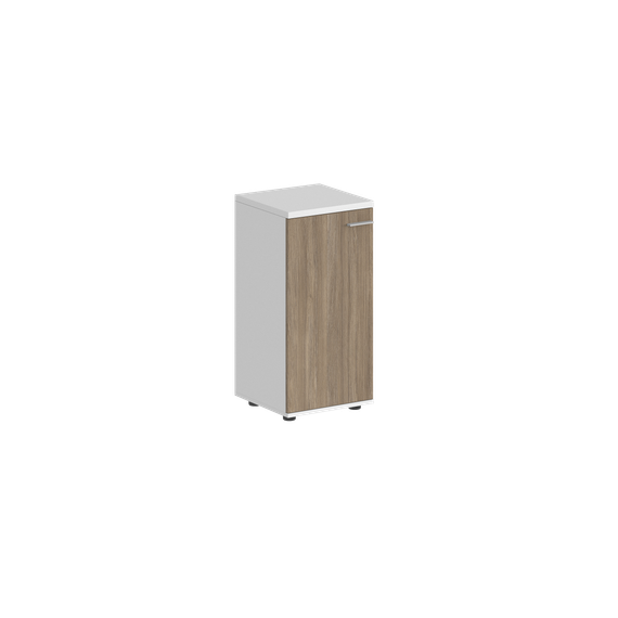 Шкаф низкий Сигма   400х400х825, 1 дв., з.ст HDF, левый