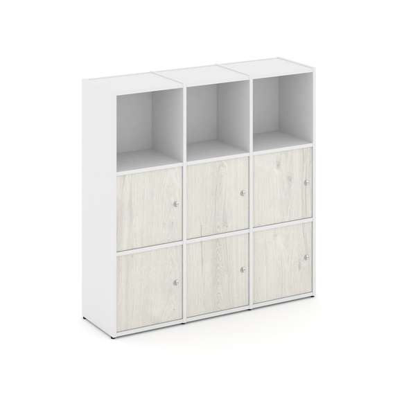Locker plus Комплект №3 LK.K-003 Белый/Дуб Наварра 1188*350*1203