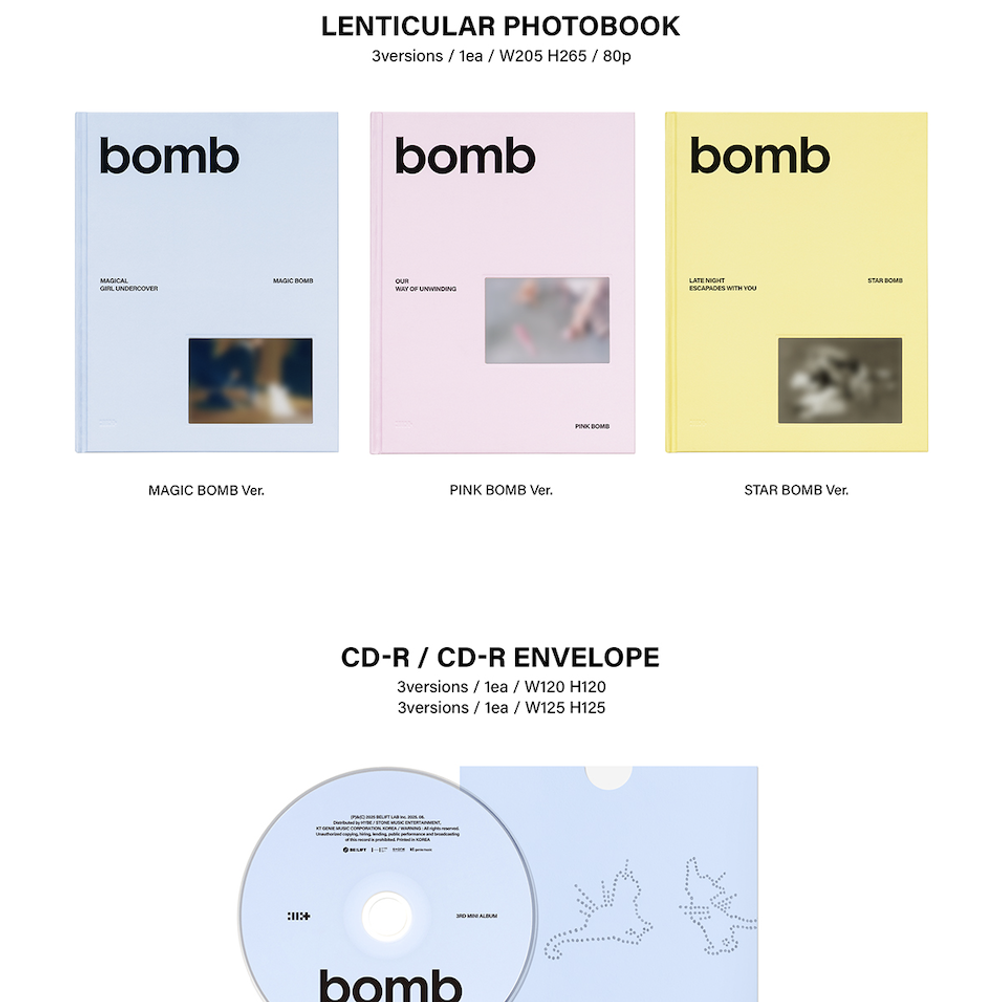 Альбом ILLIT - bomb (предзаказ от Weverse Shop)