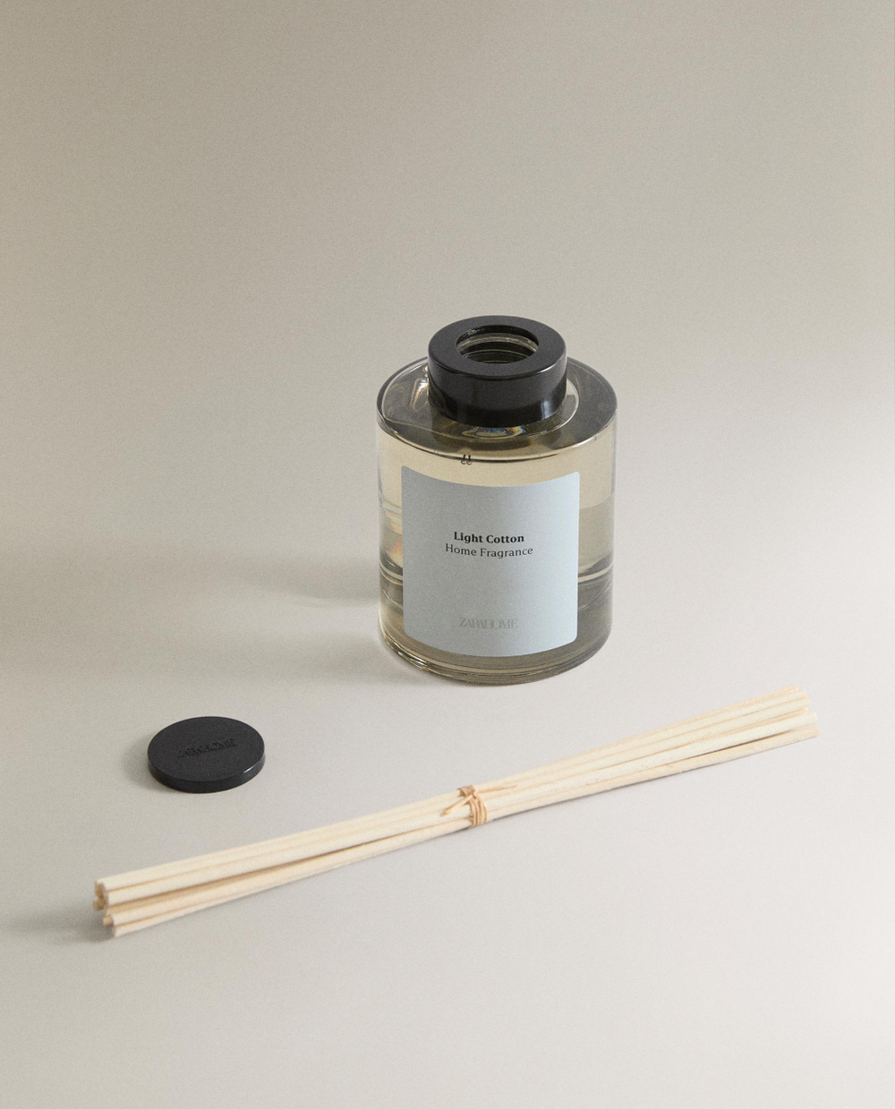 Zara Home Ароматический диффузор с палочками Light Cotton, 200 мл, аромат для дома