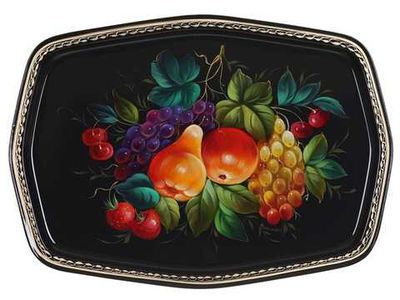 Zhostovo metal tray A18D180526146