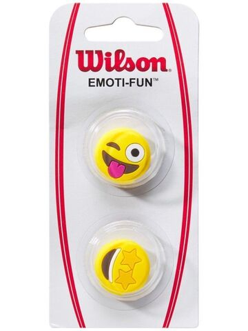 Виброгаситель теннисный Wilson Emoti-Fun - winking tongue out/star eyes