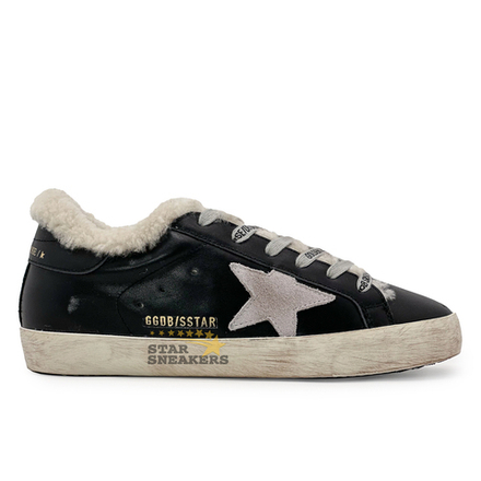 Кеды c мехом Golden Goose Superstar